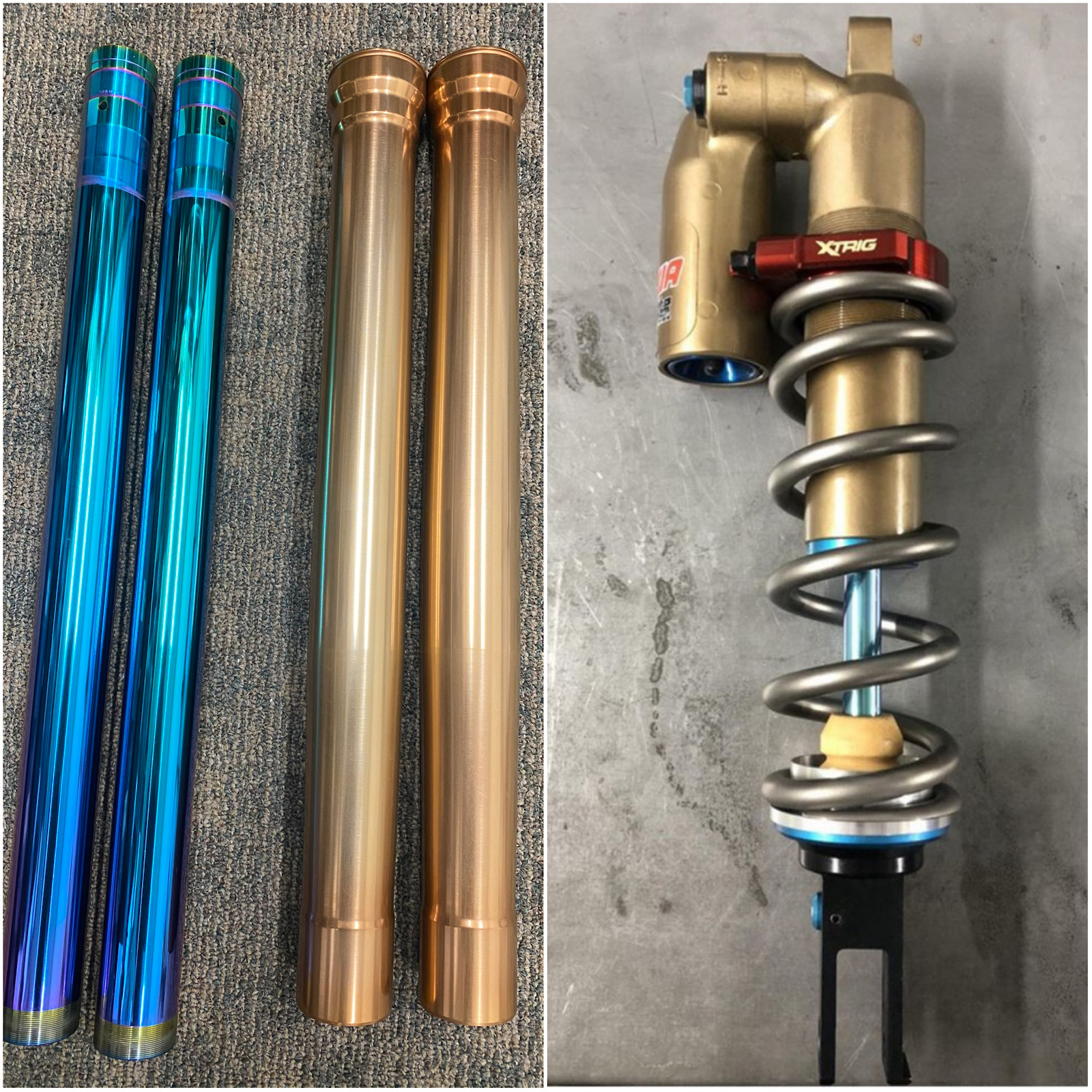 Suspension coatings by SGB Racing