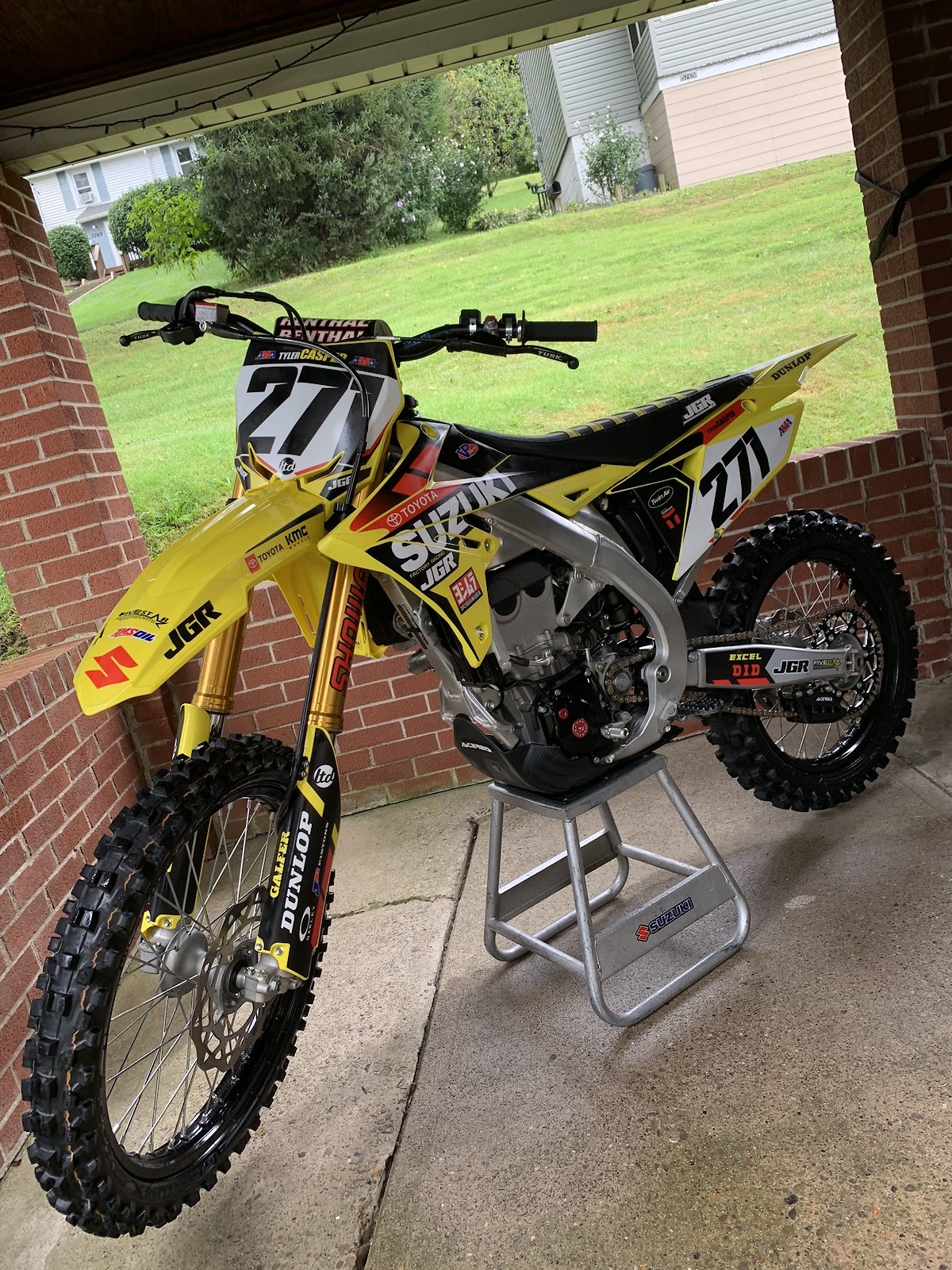 2018 RMZ 450 Tyler Casper 27's Bike Check Vital MX