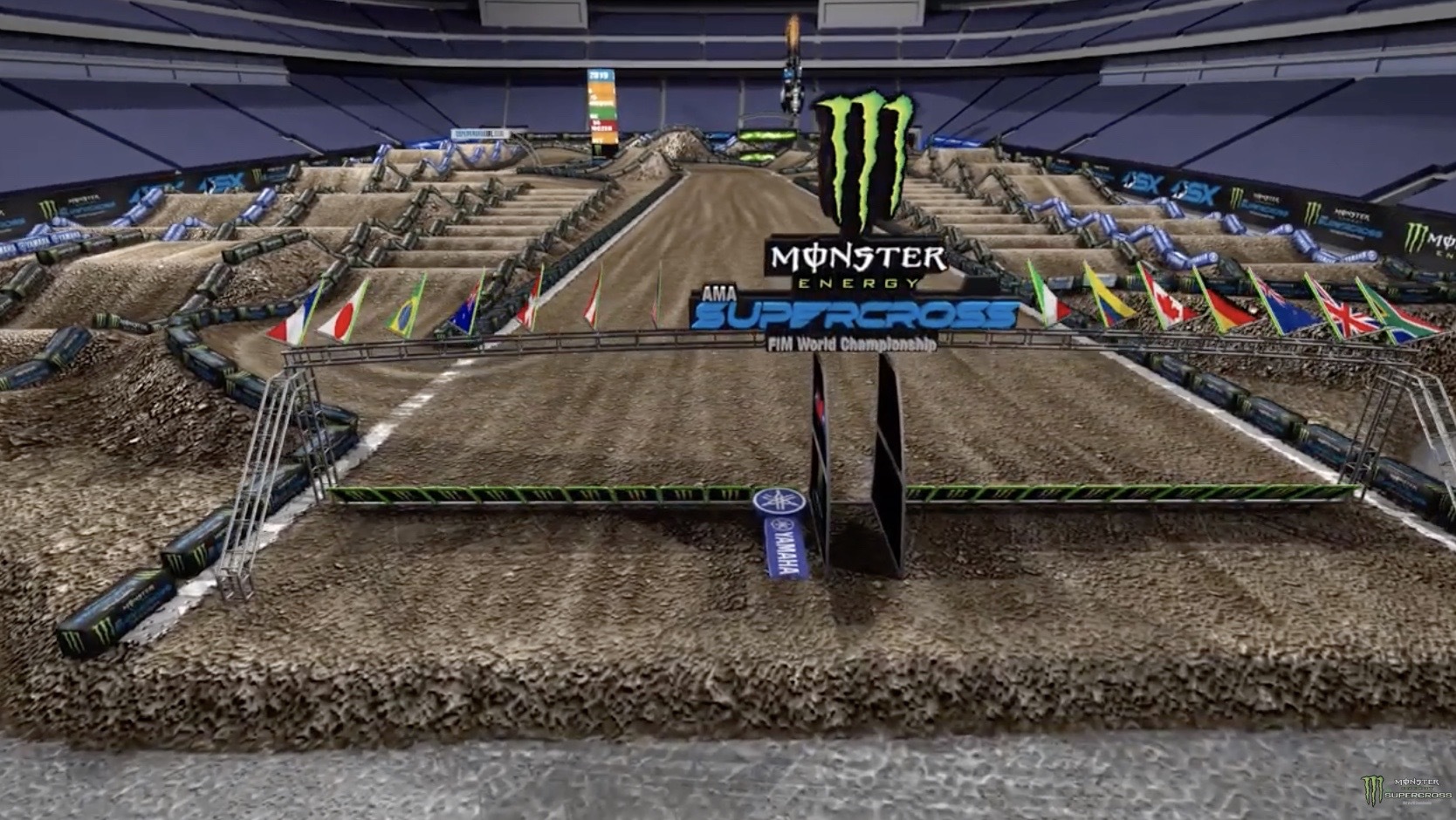 2019 East Rutherford Supercross Animated Track Map GD2 Motocross