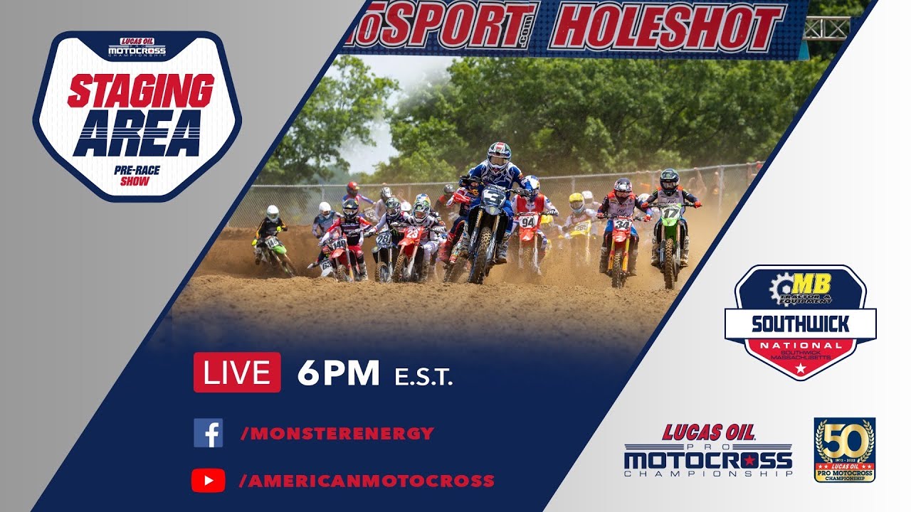 Southwick Motocross National Staging Area PreShow MotorsAddict