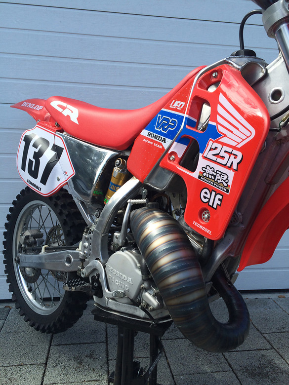 1989 Vrp Mugen Honda Cr 125 1st Aluminium Chassis Luckyninos