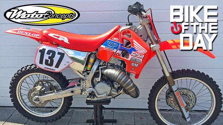 1989 Vrp Mugen Honda Cr 125 1st Aluminium Chassis Luckyninos