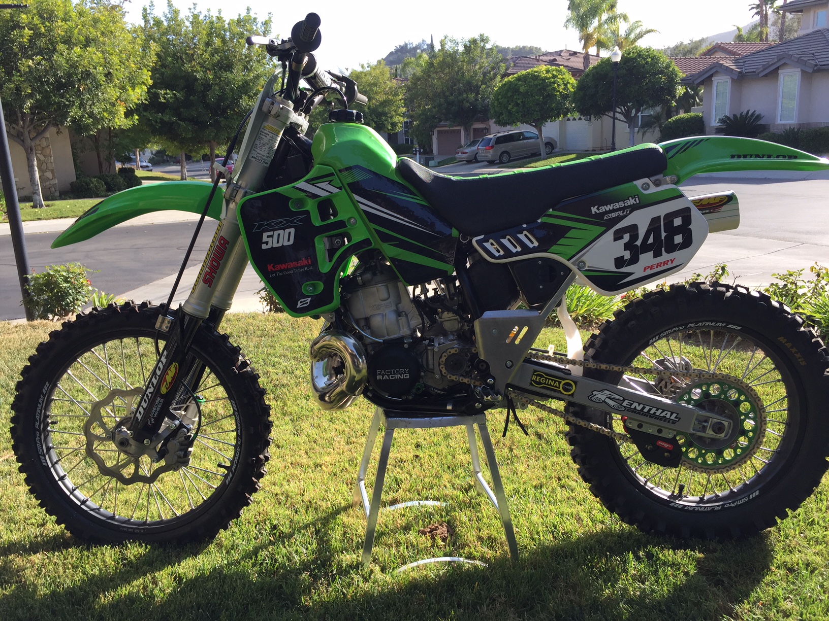 kx500 exhaust