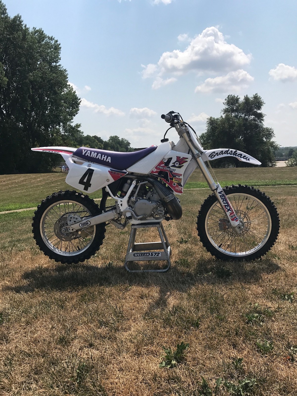 1992 Damon Bradshaw YZ250 mweller572's Bike Check Vital MX