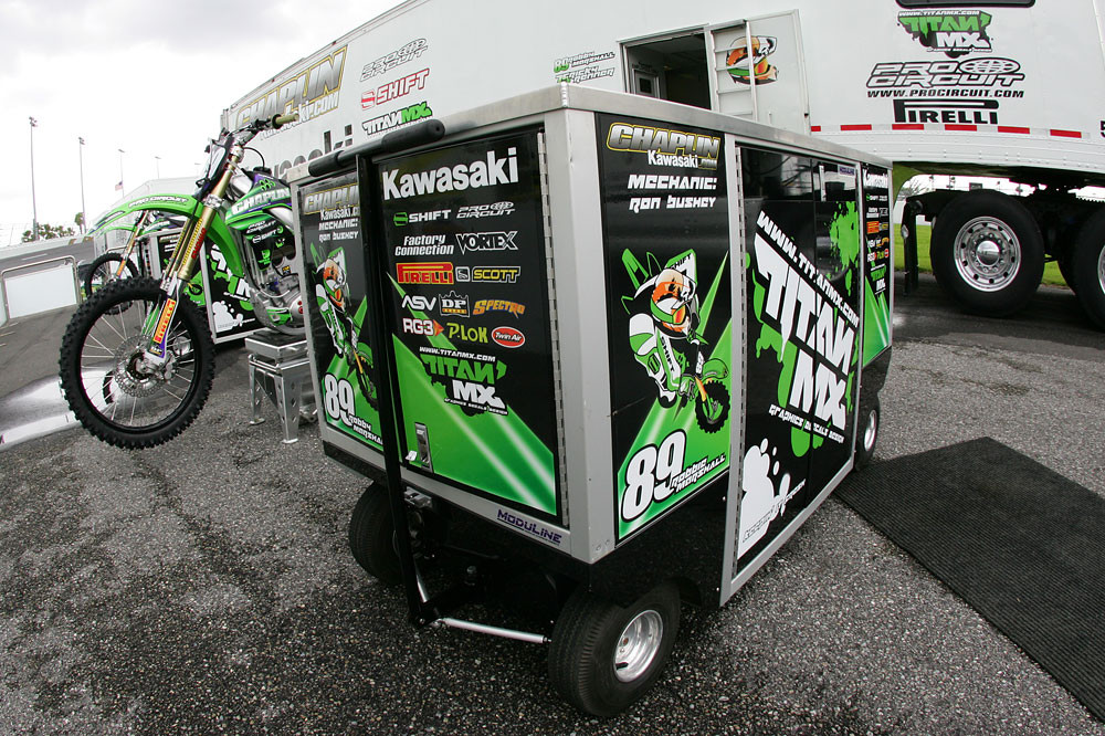 Chaplin Kawasaki Vital MX Pit Bits Daytona Supercross 2008