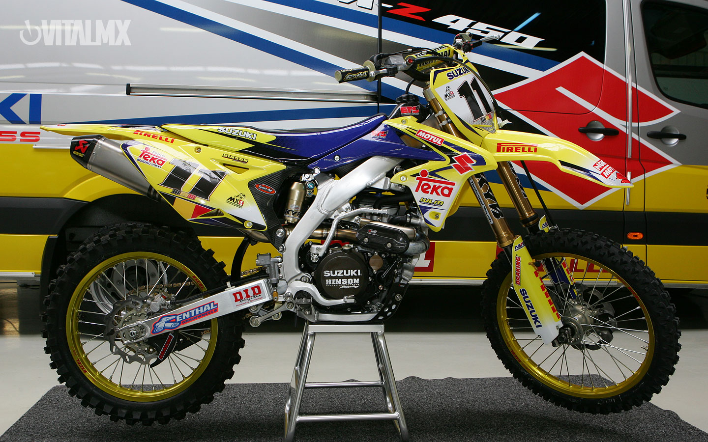 Steve Ramon's 2008 Teka Suzuki RM-Z450 - Steve Ramon's RM