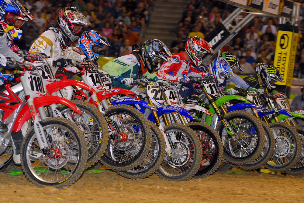 Supercross Main Event Start Monster Energy Supercross Dallas