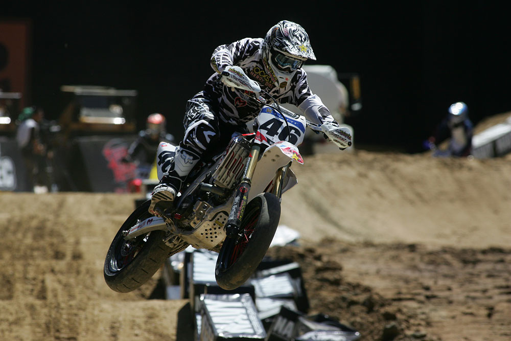 Carey Hart Navy Moto X World Championship Day 1 Motocross Pictures