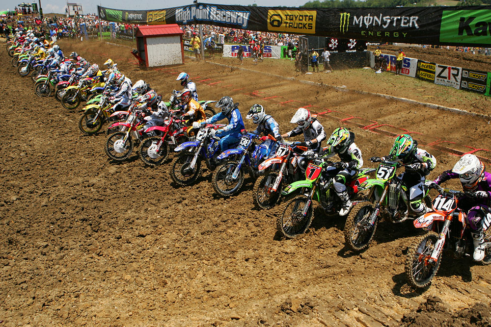 MX2 Moto One Start 2008 AMA Toyota Motocross Championship High Point Motocross Pictures