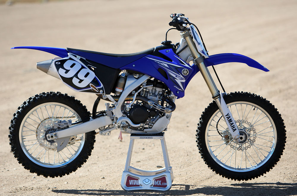 Quick Look Riding The 2009 Yamaha YZ250F Motocross Pictures Vital MX