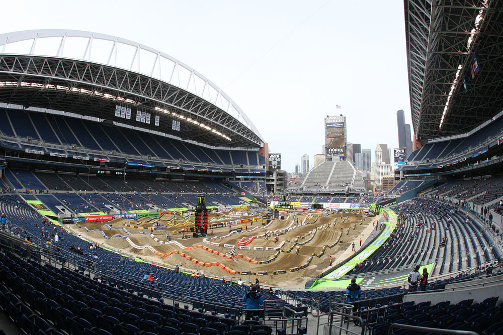 Qwest Field Vital MX Pit Bits Seattle 2009 Motocross Pictures