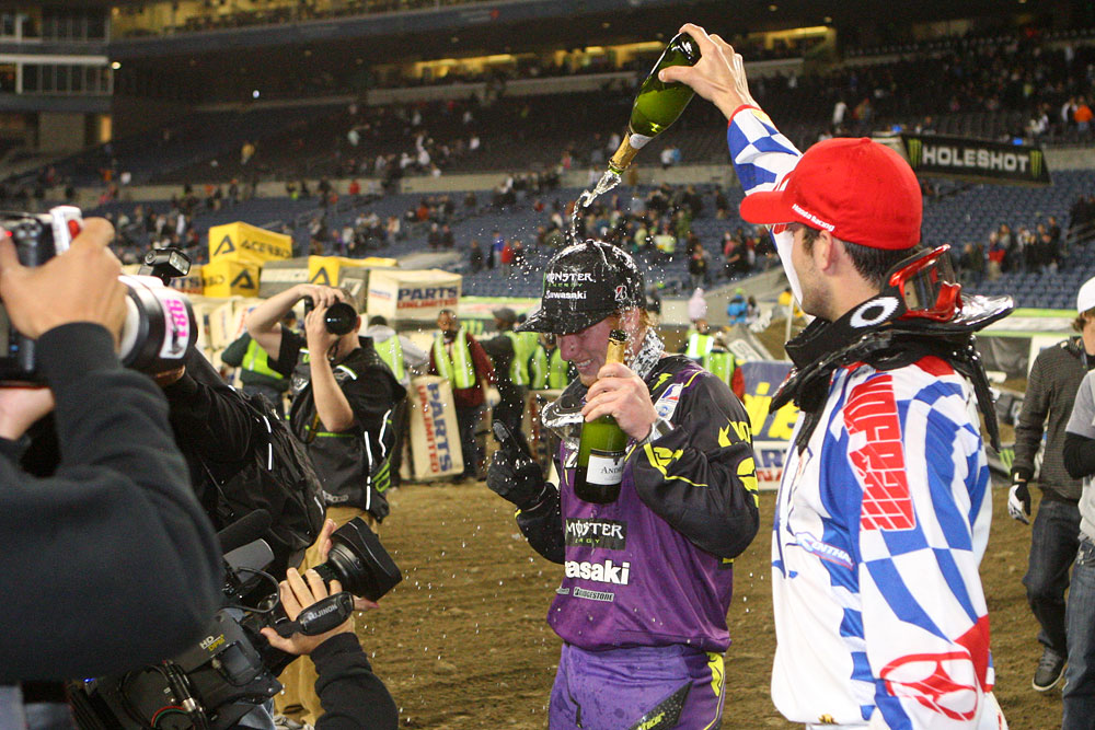 Ryan Villopoto and Davi Millsaps Monster Energy Supercross Seattle 2009 Motocross Pictures