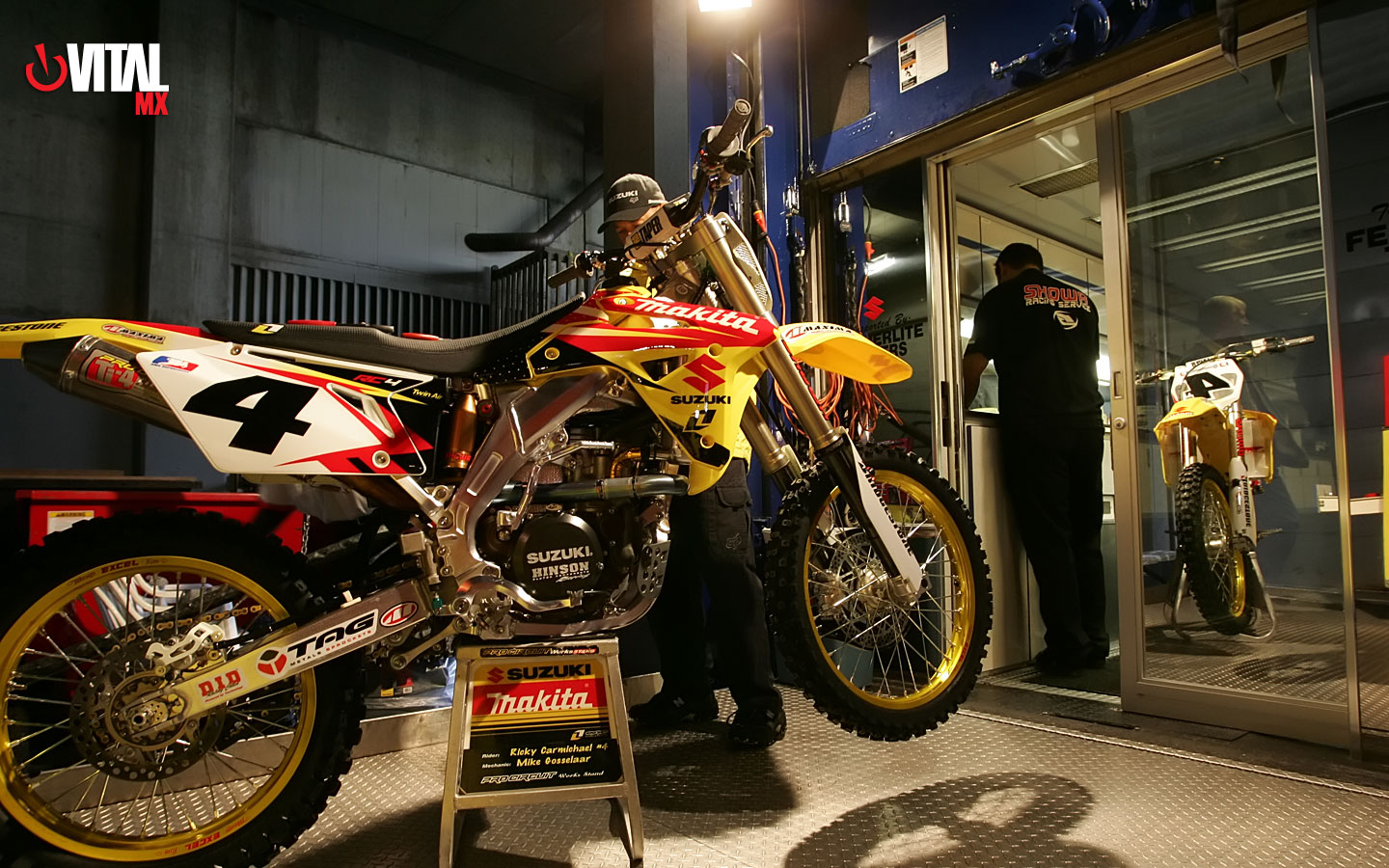 【Ricky Carmichael】ナンバープレート RMZ モトクロス Ricky Carmichael】ナンバープレート RMZ モトクロス