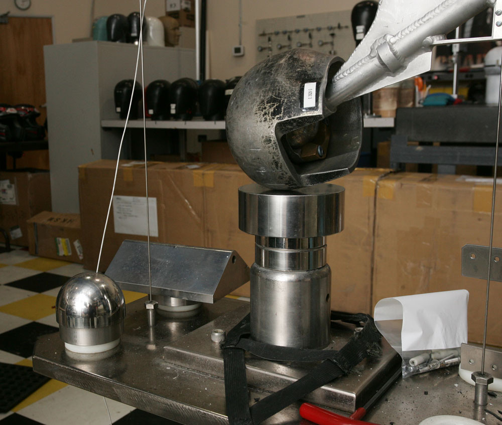 Bell Helmets test lab 2007 Bell Helmets Visit Motocross Pictures