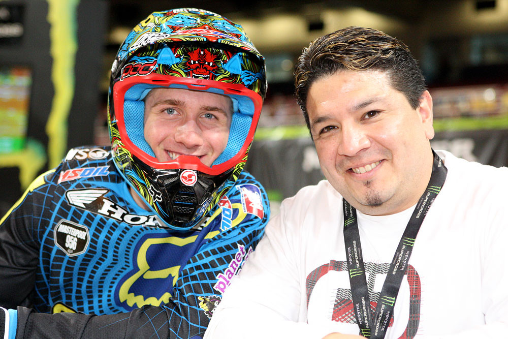 Justin Barcia and Steve Navarro Vital MX Pit Bits St. Louis 2010