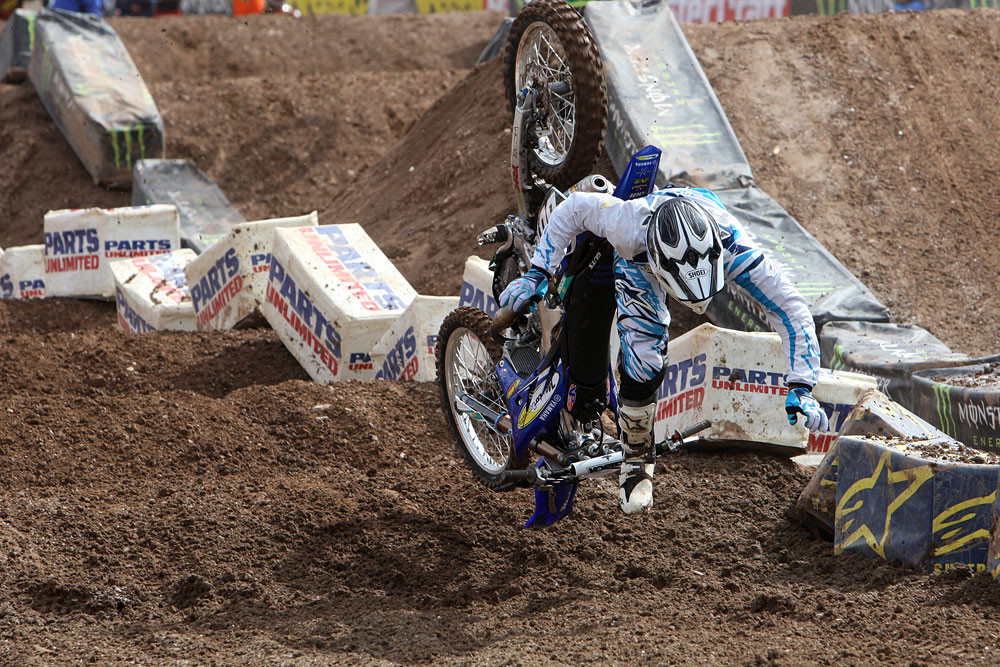 Skimming the whoops Vital MX Pit Bits Salt Lake City 2010