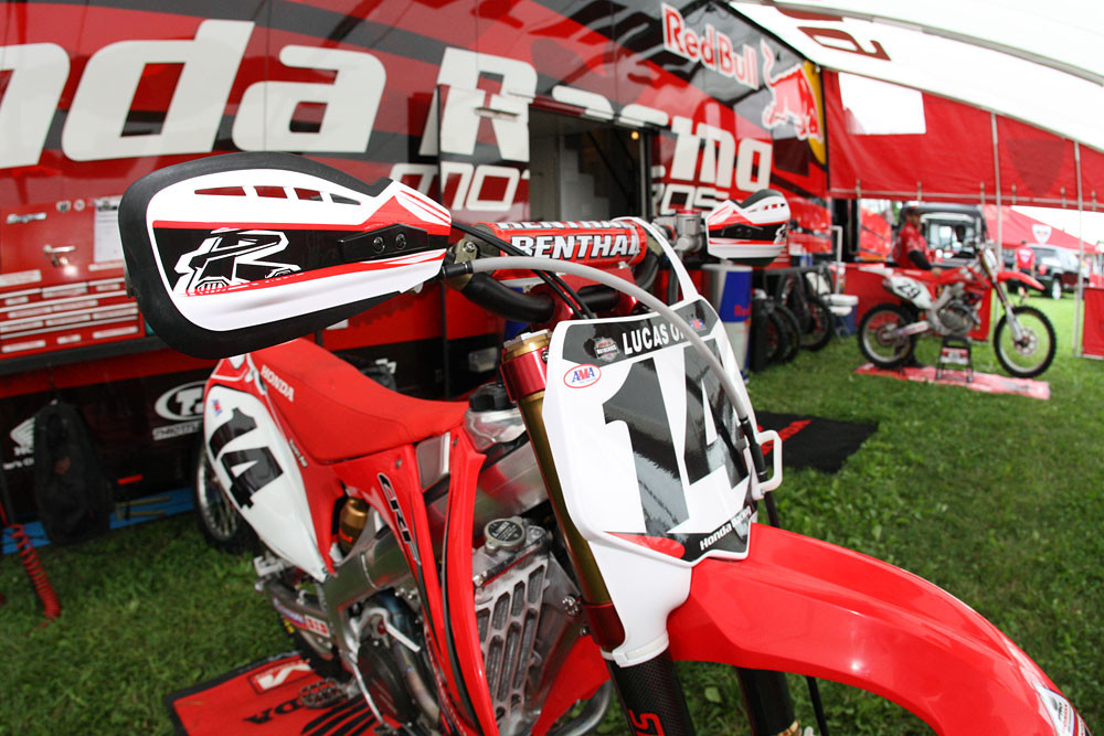 Renthal handguards Vital MX Pit Bits Unadilla 2010 Motocross