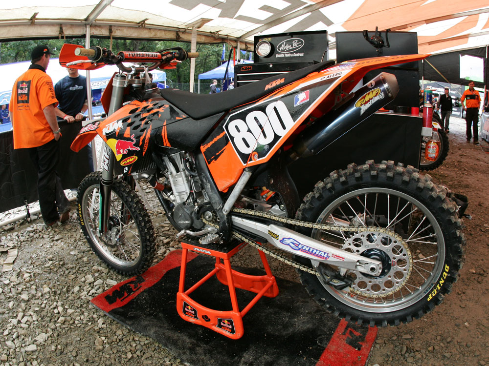 2007 KTM 250SXF Pit Bits Steel City 