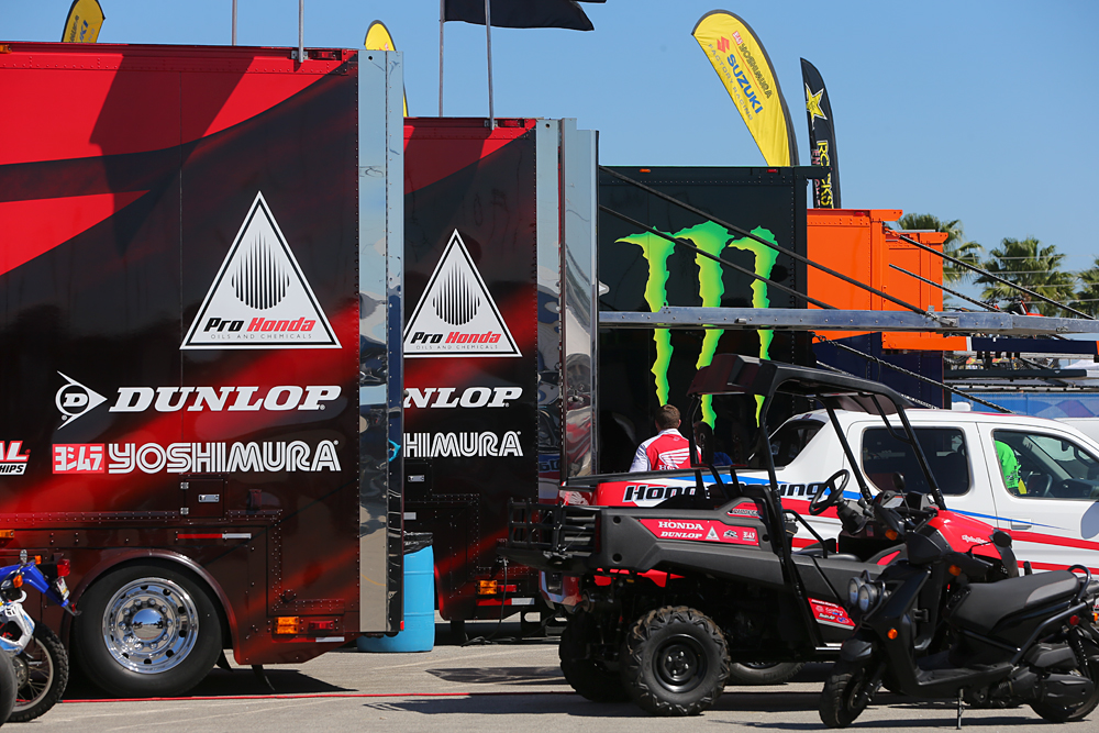 Garage area Vital MX Pit Bits Daytona Motocross Pictures Vital MX