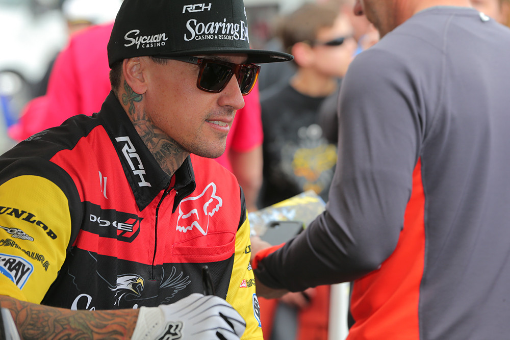 Carey Hart Vital MX Pit Bits East Rutherford Motocross Pictures