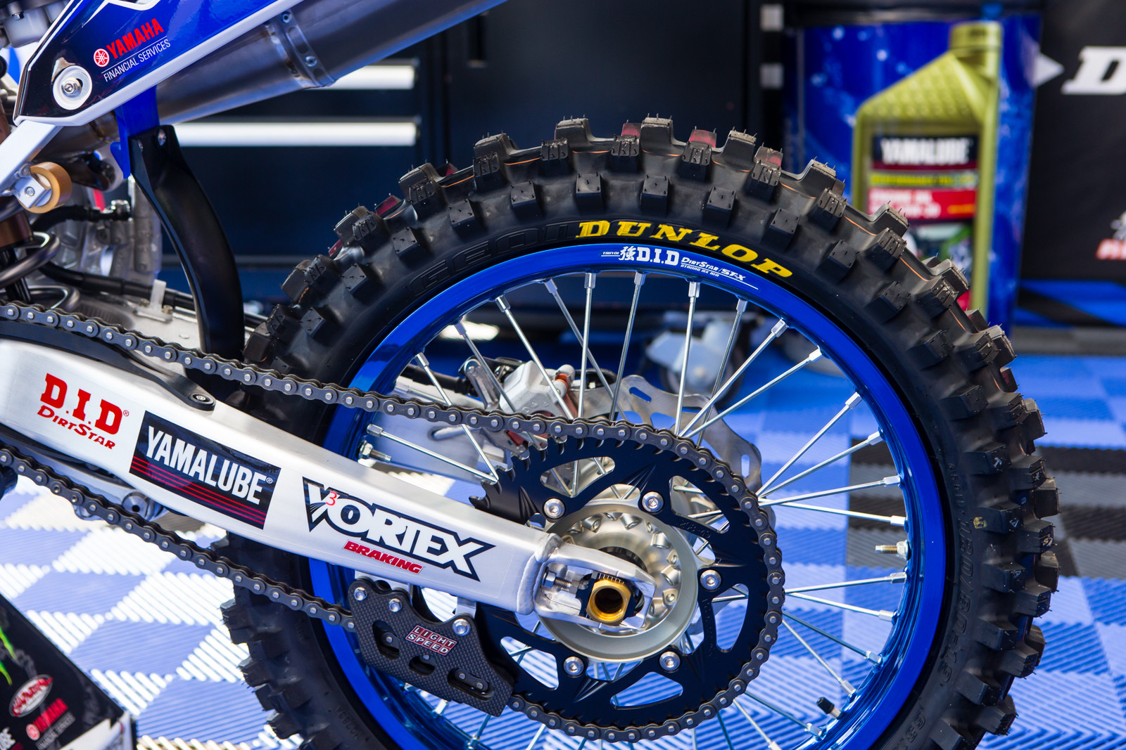 Blue DID Rims Vital MX Pit Bits Anaheim 1 Motocross Pictures