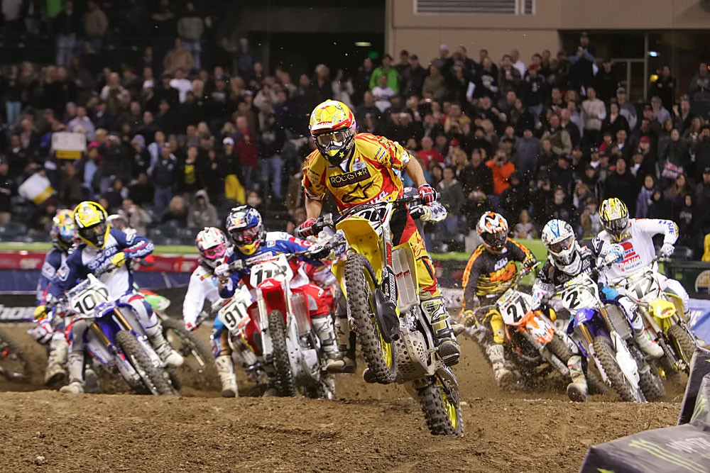 Mike Alessi 2008 Monster Energy Supercross Anaheim 2 Motocross Pictures Vital MX