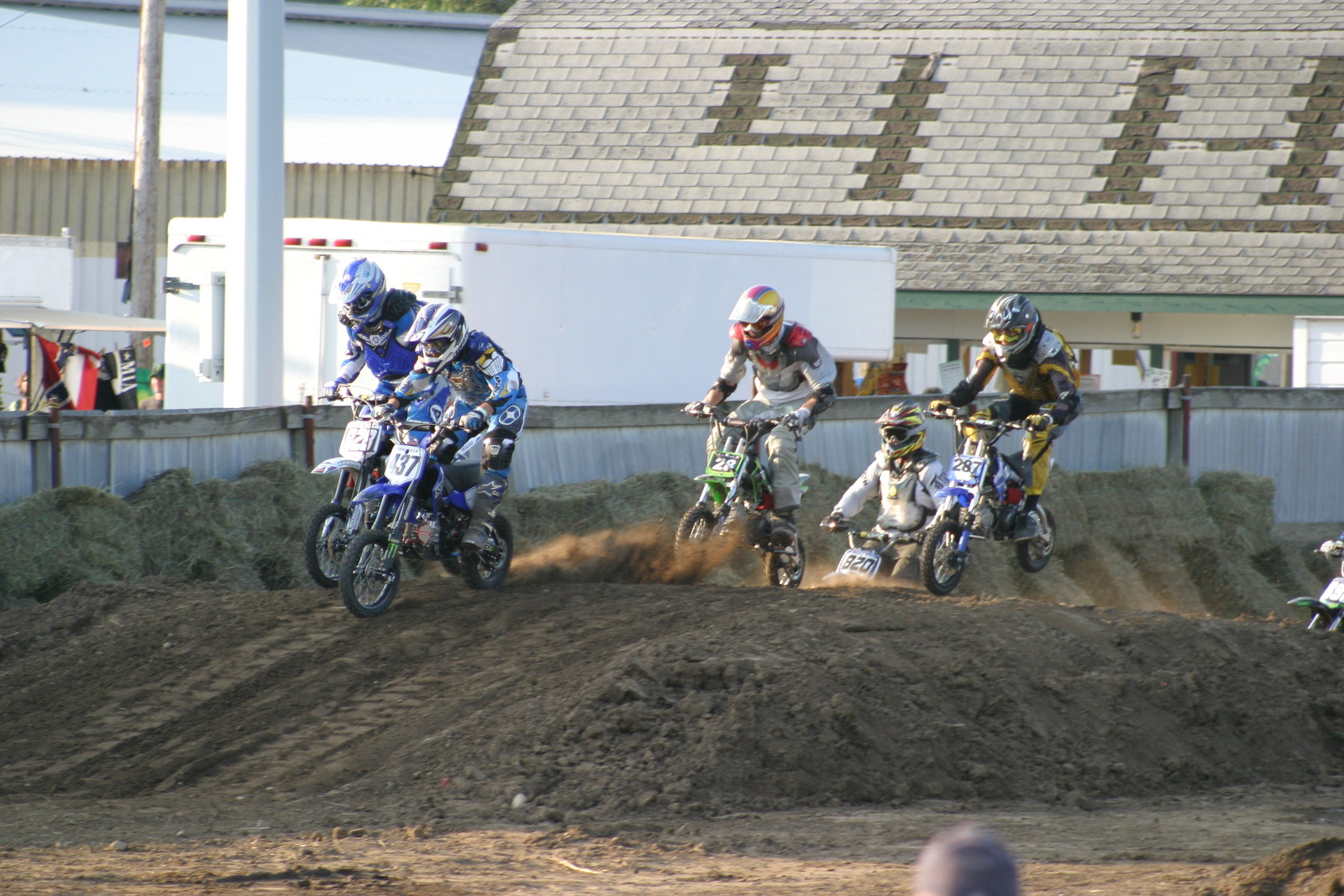 Pitbikes at Portage WI Fair race Digger437 Motocross Pictures