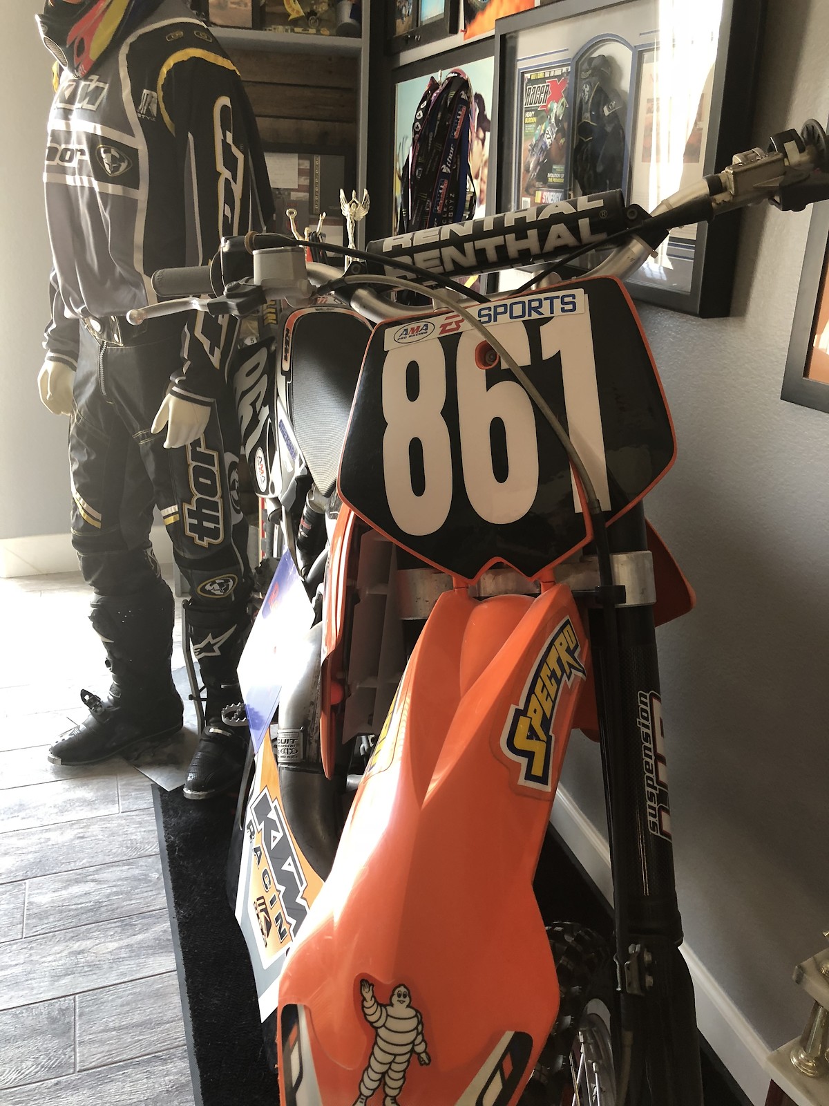 2000 Factory Team KTM 125 for Donovan Mitchell Supercross/Motocross