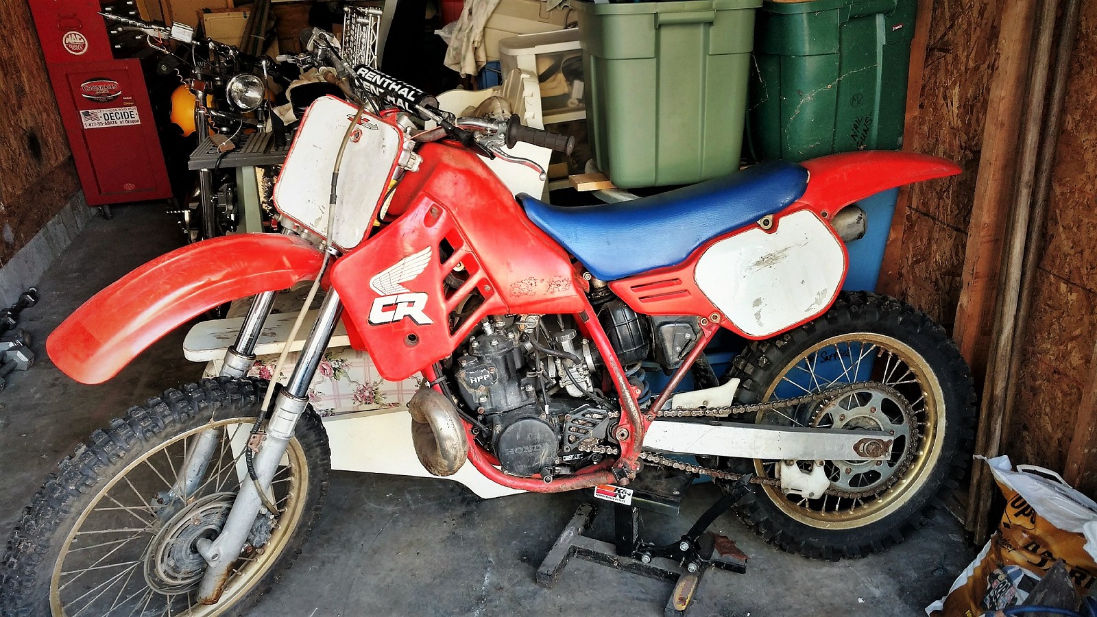 Start of my 1986 CR250 Project BVIN78 Motocross Pictures Vital MX