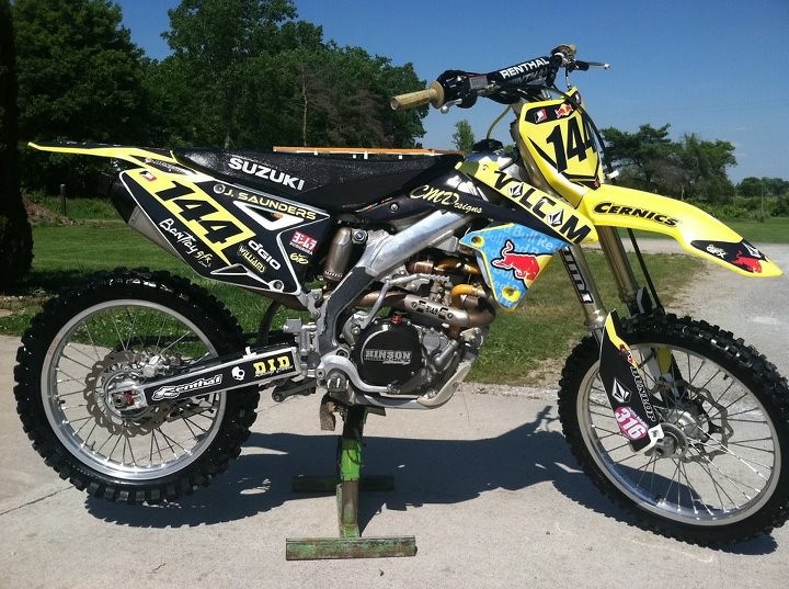 144 Justin Saunders Suzuki Rmz450 J Saunders144 S Bike Check