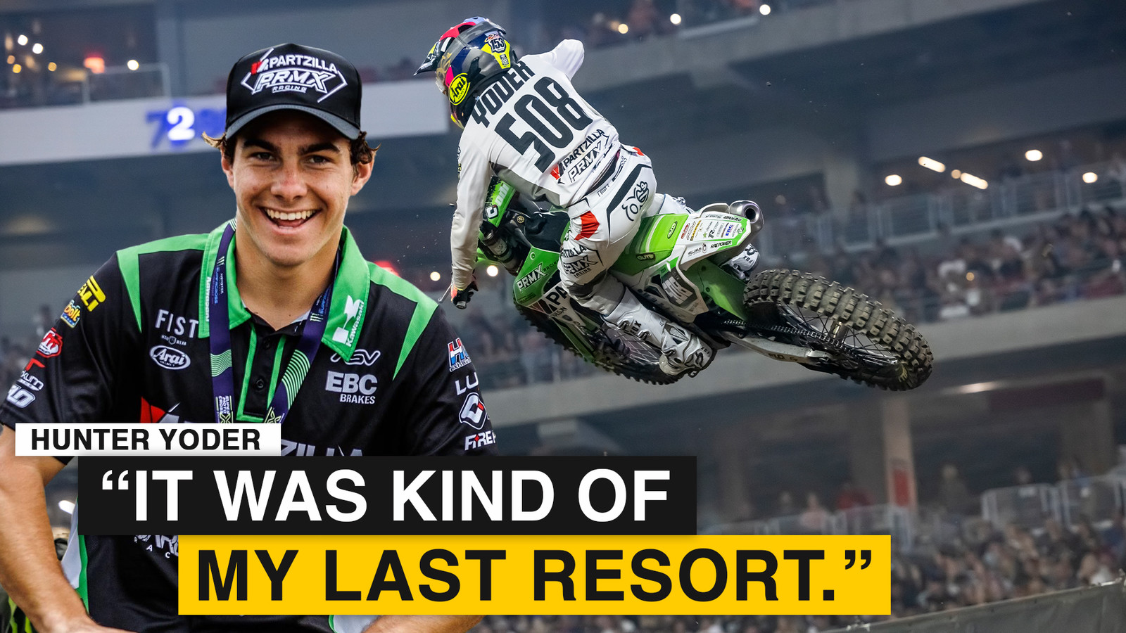 "It Was Kind of My Last Resort. " Hunter Yoder CheckIn Motocross