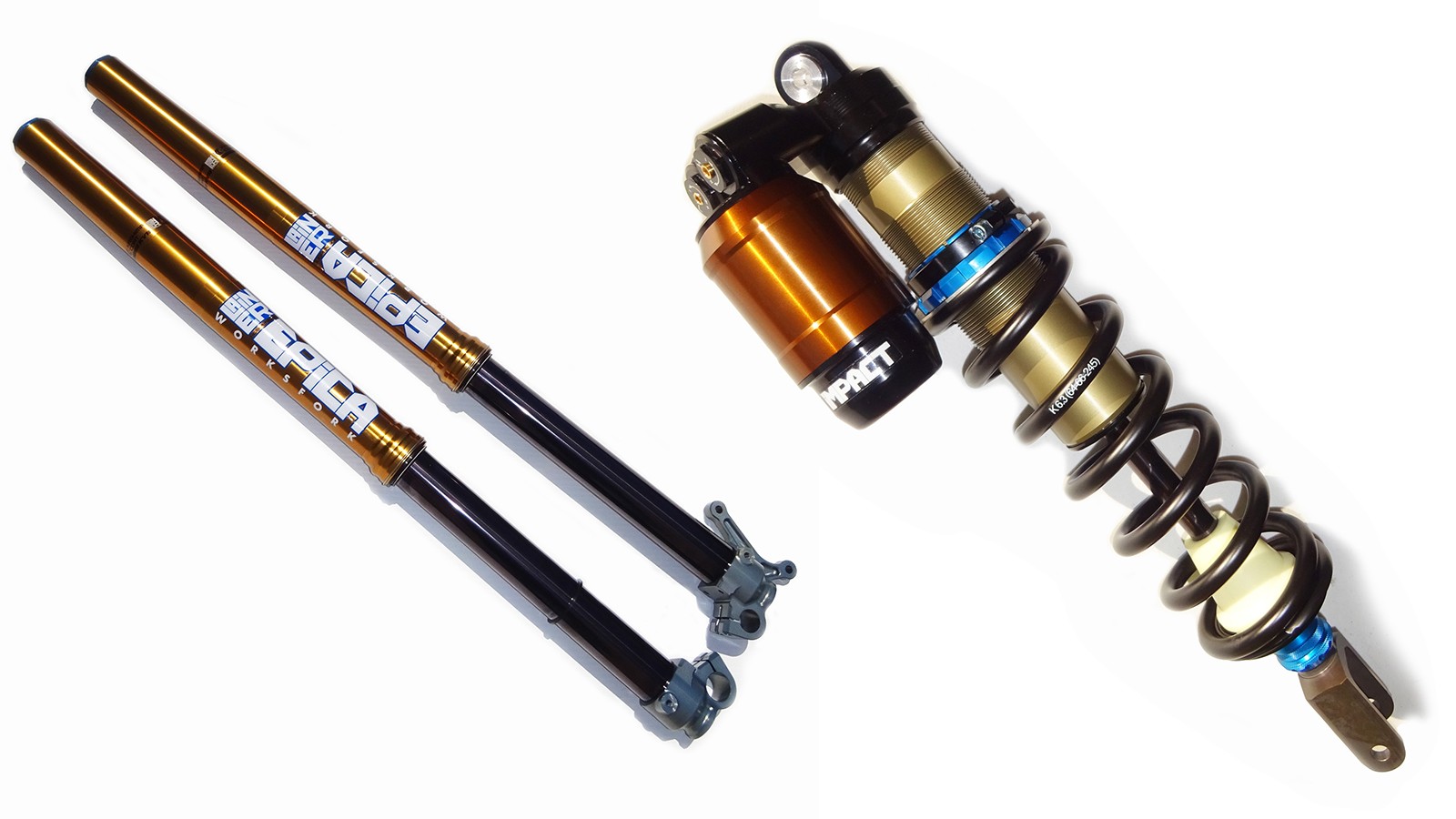 Lainer Suspension Epica Works Fork and Impact18 Shock