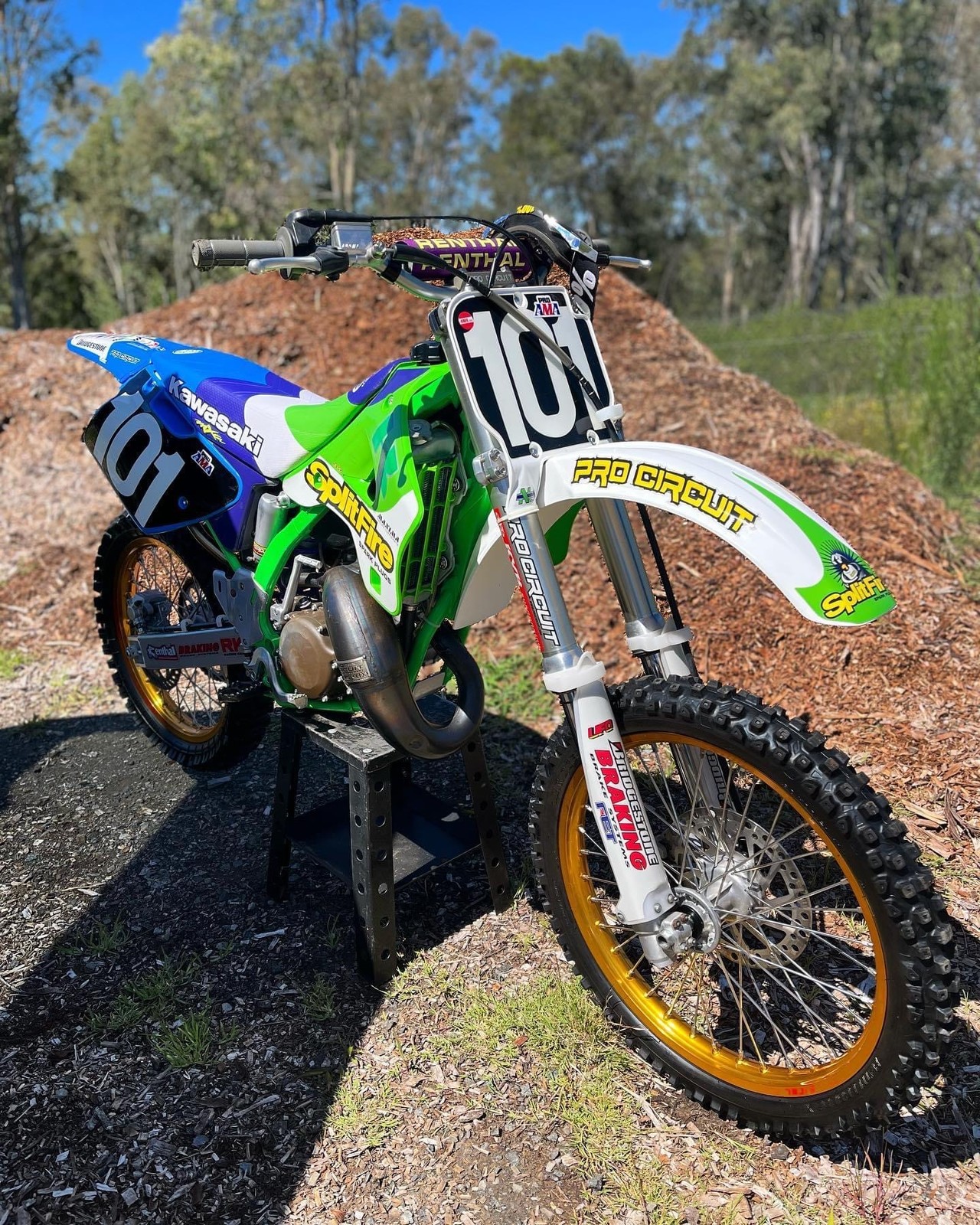1997 Kawasaki KX125 (95 Pichon Splitfire Replica) - Andy_Hollier's
