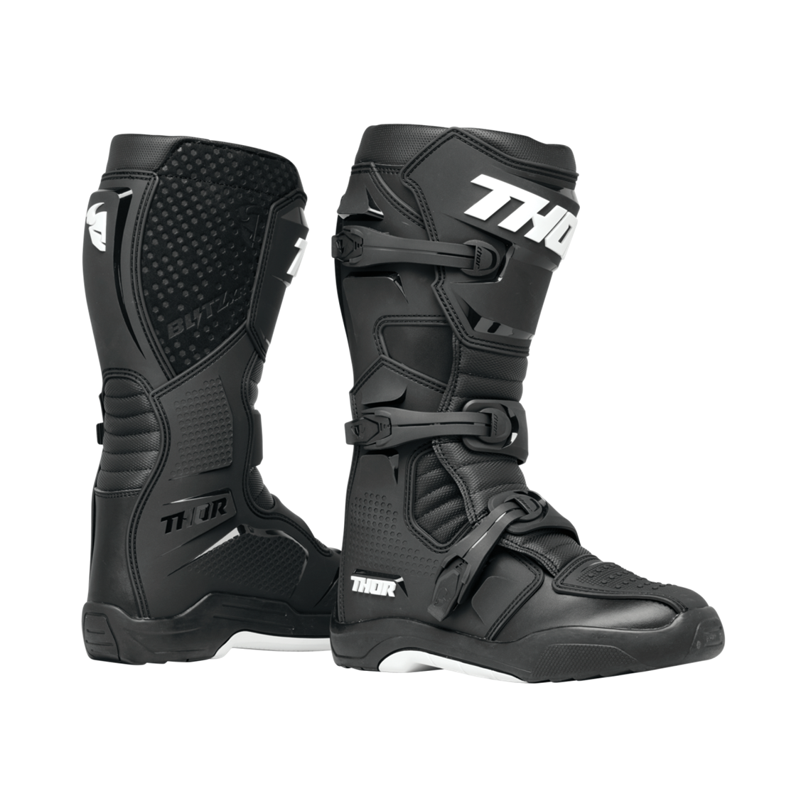 Blitz XR MX Boots - BlackWhite %281%29