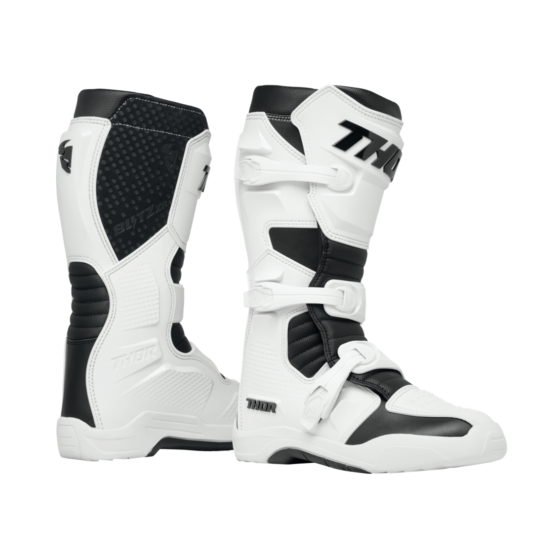 Blitz XR MX Boots - WhiteBlack %281%29