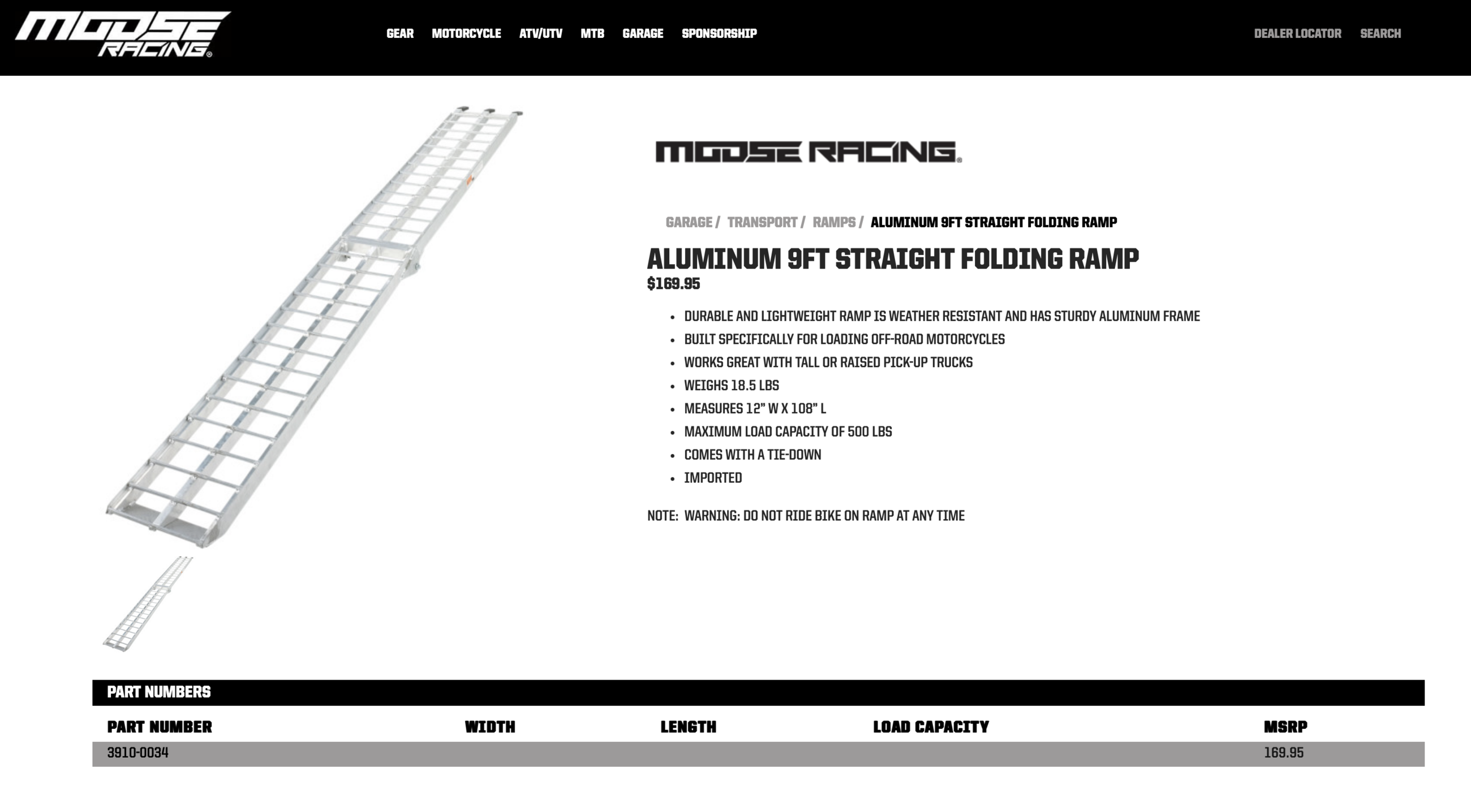 Best all around aluminum loading ramps? - Moto-Related - Motocross ...