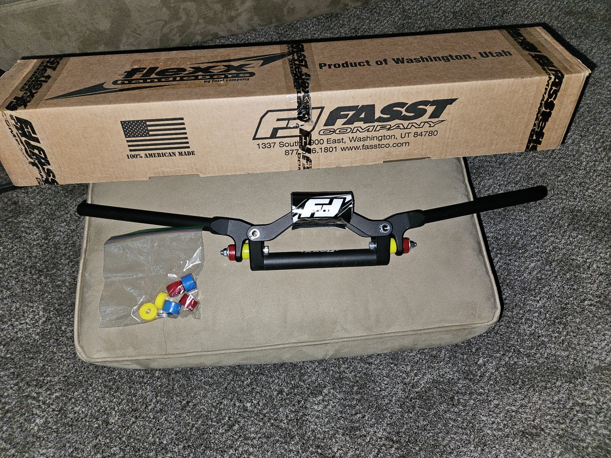 New FasstCo Flexx Bars, 12 degree/standard, Set Up for Stabilizer