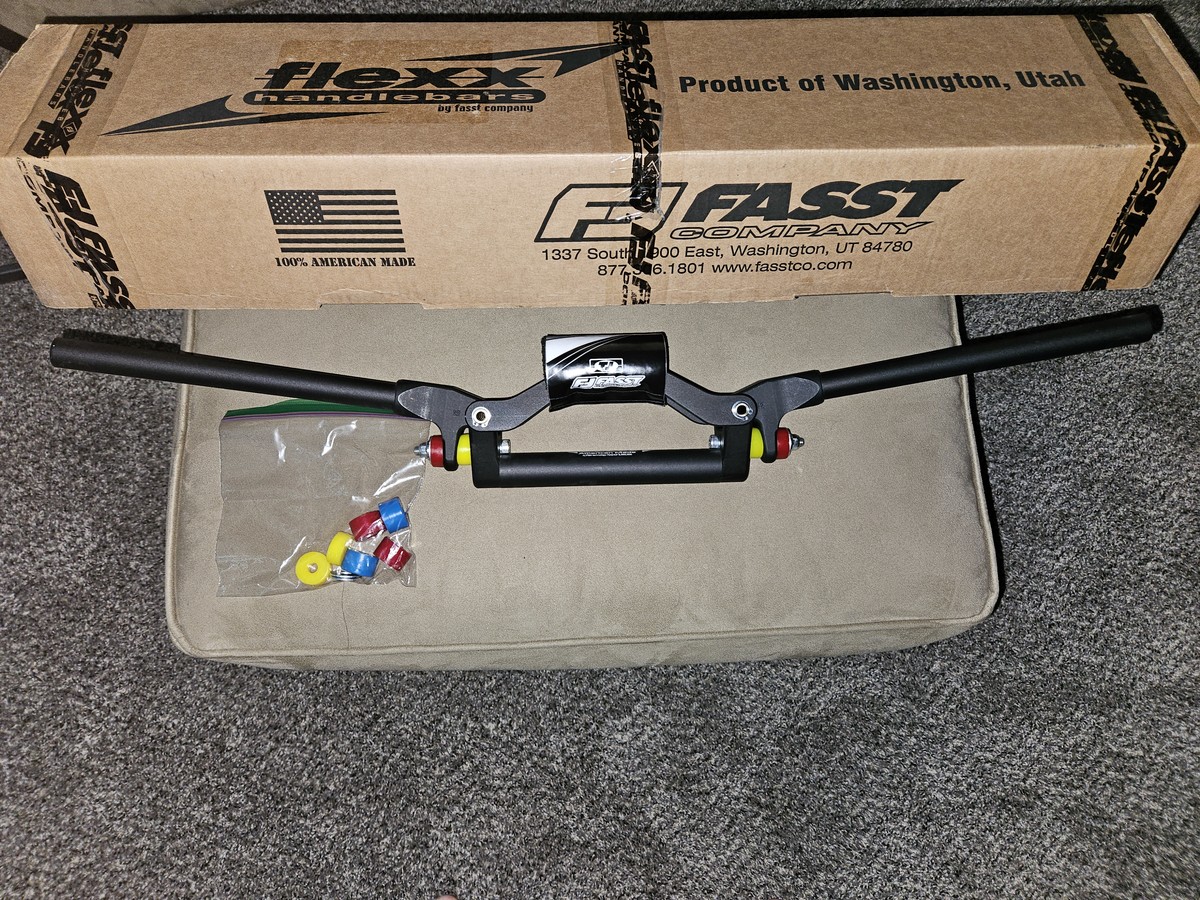 New FasstCo Flexx Bars, 12 degree/standard, Set Up for Stabilizer