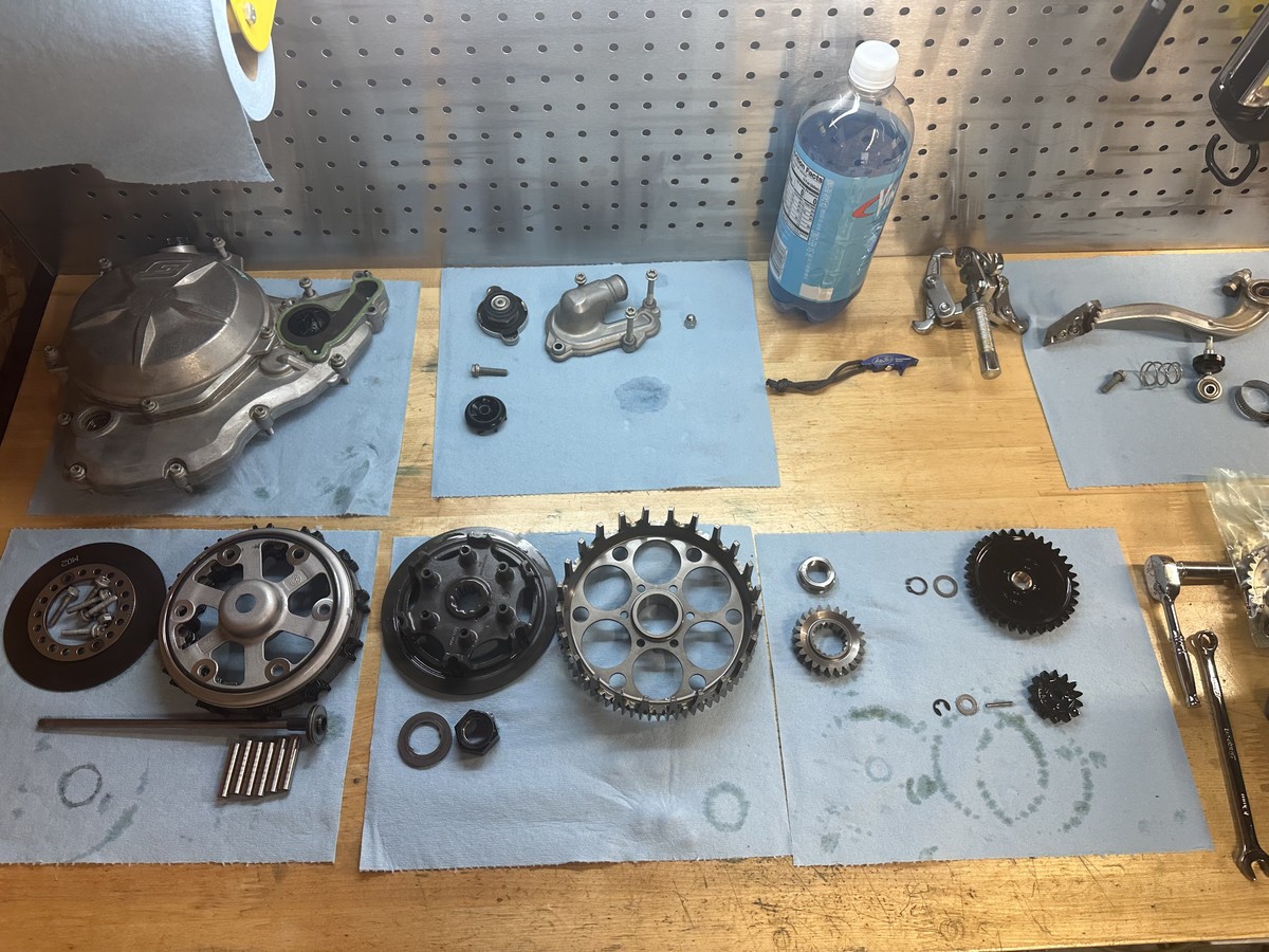 KTM updated 250/350 oil pump gear Tech Help/Race Shop Motocross