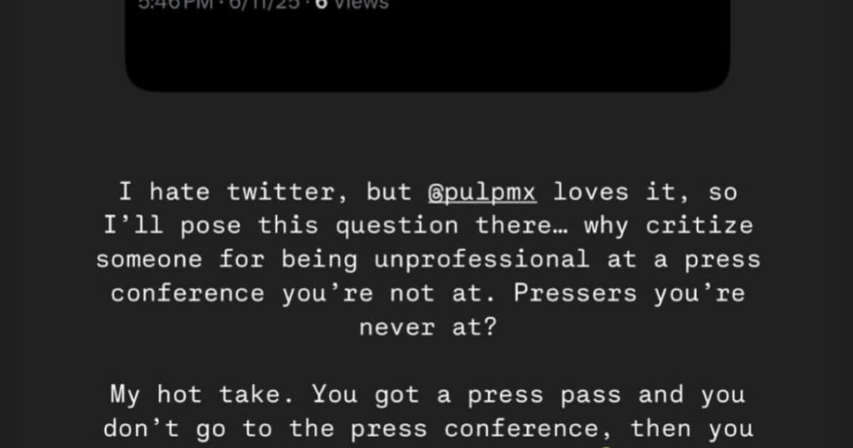 Matthes, Gypsy, GL8 Drama 🍿 - Moto-Related - Motocross Forums / Message ...