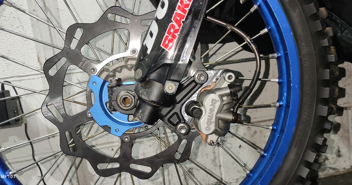 Yamaha YZ250F YZ450F KTM Brembo brake adapter/hanger Tech Help/Race