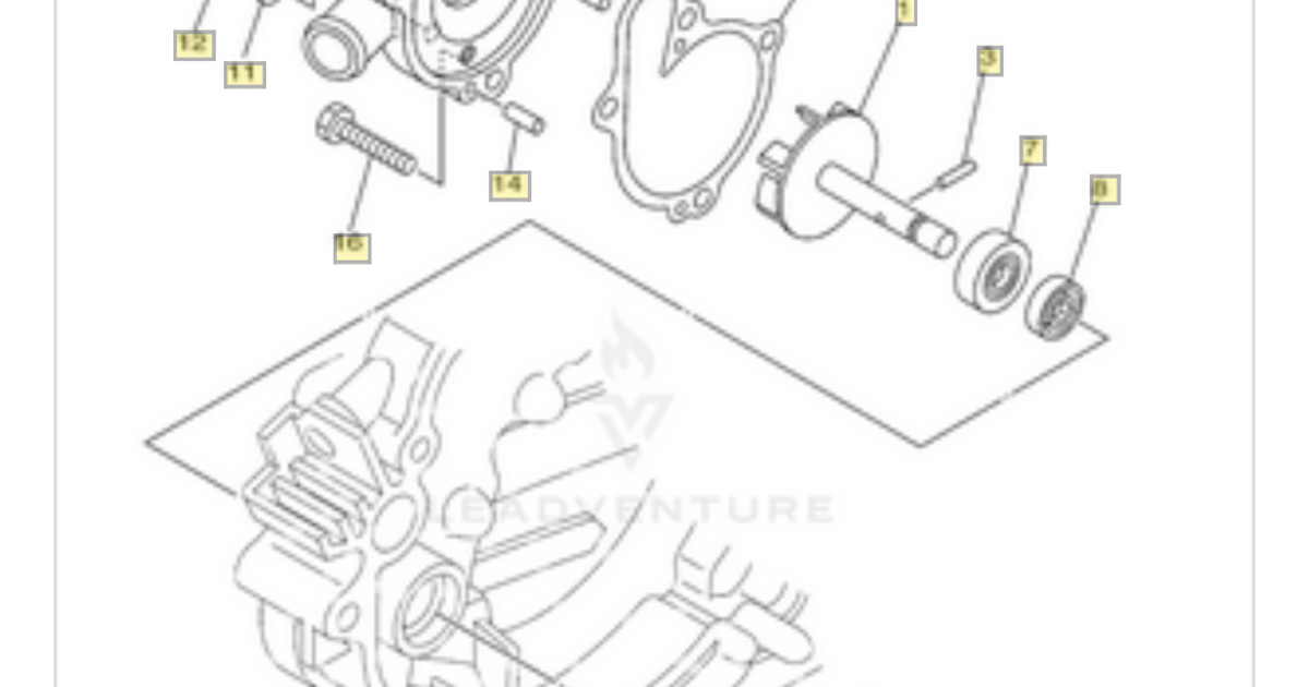 YZ125 water pump rebuild Tech Help/Race Shop Motocross Forums