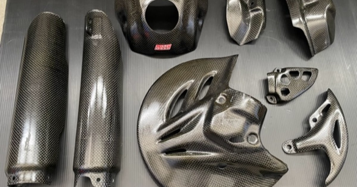 LightSpeed Carbon fiber guards/covers package CRF 0409 450 For Sale