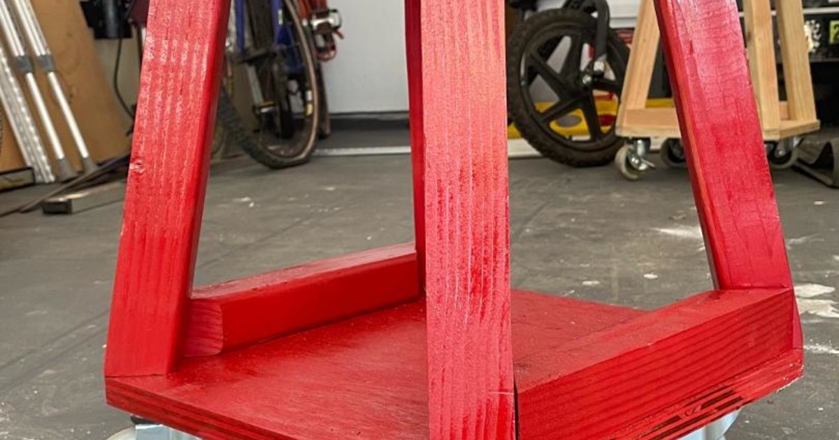 rolling dirt bike stand