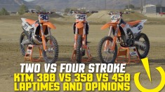 2023 KTM 300 SX VS 350 SX-F VS 450 SX-F | 2 Stroke Versus 4 Stroke | Laptimes and Comparison