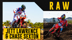 Jett Lawrence and Chase Sexton | Team Honda HRC RAW Supercross
