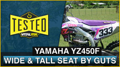 Tested: Yamaha YZ450F Wide and Tall Seat by Guts Racing