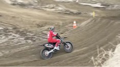 RAW: Justin Hill Throwing Down Supercross Laps