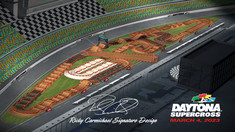 2023 Daytona Supercross Track | Animated Map