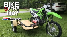 DJS721's 2020 Kawasaki KLX110L with Sidecar | Bike of the Day